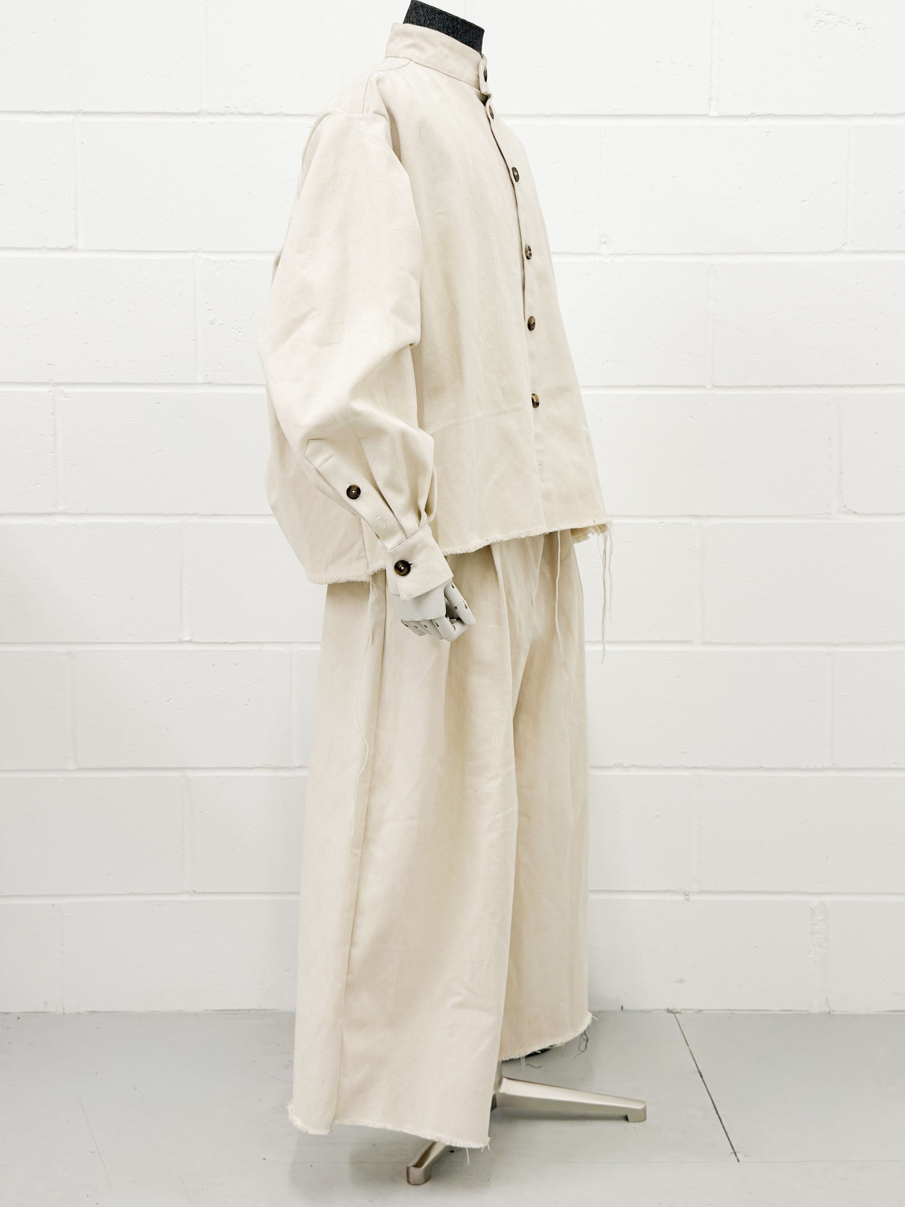 Aso Denim Beige Set